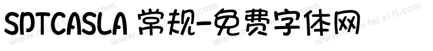 SPTCASLA 常规字体转换